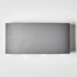 Abaiang Applique murale d'extérieur LED Argenté, 6 lumières