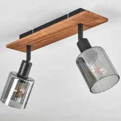 Aggebu Plafonnier Écru, Noir, 2 lumières