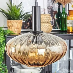 Alcofra Suspension Noir, 3 lumières