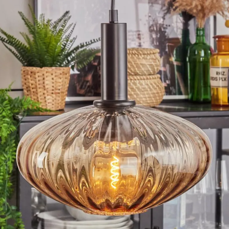 Alcofra Suspension Noir, 3 lumières