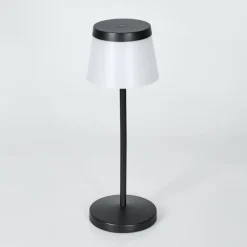 Algeraz Lampe de table d'extérieur, Lampe à poser LED Noir, 1 lumière
