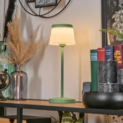 Algeraz Lampe de table d'extérieur, Lampe à poser LED Vert, 1 lumière