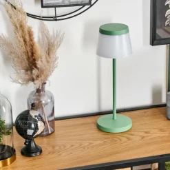 Algeraz Lampe de table d'extérieur, Lampe à poser LED Vert, 1 lumière