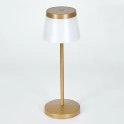 Algeraz Lampe de table d'extérieur, Lampe à poser LED Beige, 1 lumière