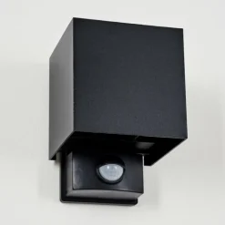 Almodofa Lampe murale d´extérieur, Luminaire Up & Down Noir, 1 lumière, Détecteur de mouvement