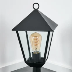 Anfei Eclairage de chemin Noir, 1 lumière