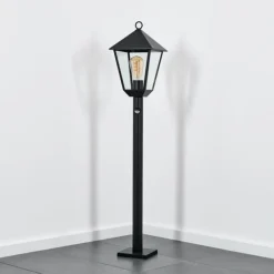 Anfei Eclairage de chemin Noir, 1 lumière, Détecteur de mouvement