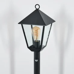 Anfei Eclairage de chemin Noir, 1 lumière, Détecteur de mouvement