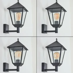 Anfei Lampe murale d´extérieur Noir, 1 lumière