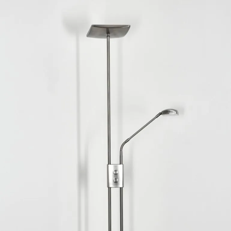 Antra Lampadaire LED Nickel mat, 1 lumière