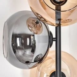 Apedo Lampadaire Ambre, Fumé, 4 lumières