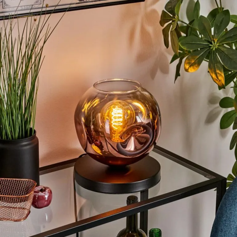 Apedo Lampe à poser Clair, Cuivré, 1 lumière