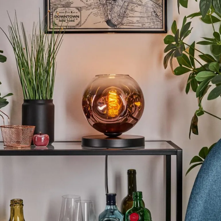Apedo Lampe à poser Clair, Cuivré, 1 lumière