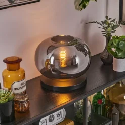 Apedo Lampe à poser Noir, 1 lumière