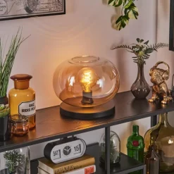 Apedo Lampe à poser Noir, 1 lumière