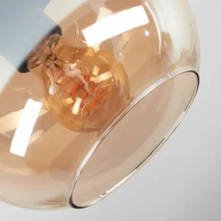 Apedo Plafonnier, Boule lumineuse Ambre, 1 lumière