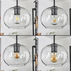 Apedo Suspension, Boule lumineuse, Suspension Clair, 3 lumières