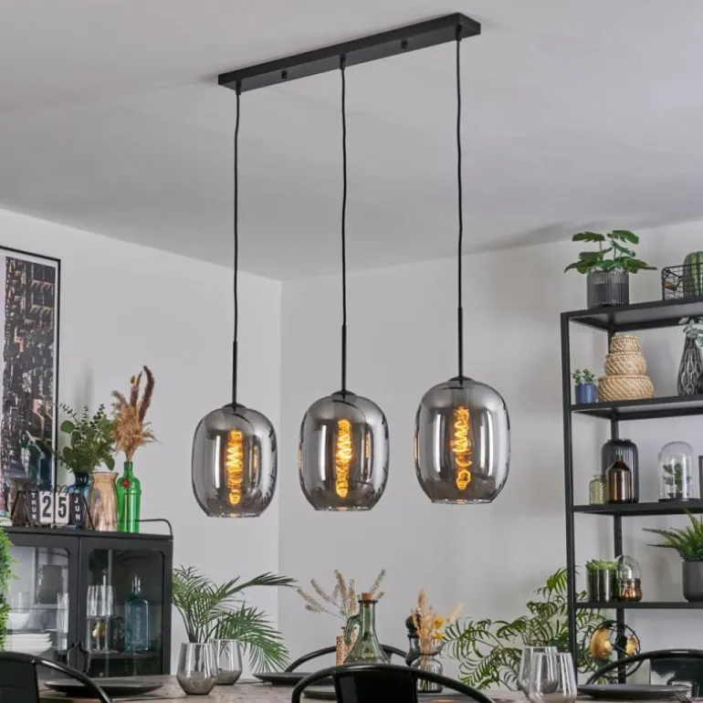 Apedo Suspension Fumé, 3 lumières