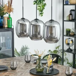 Apedo Suspension Fumé, 3 lumières