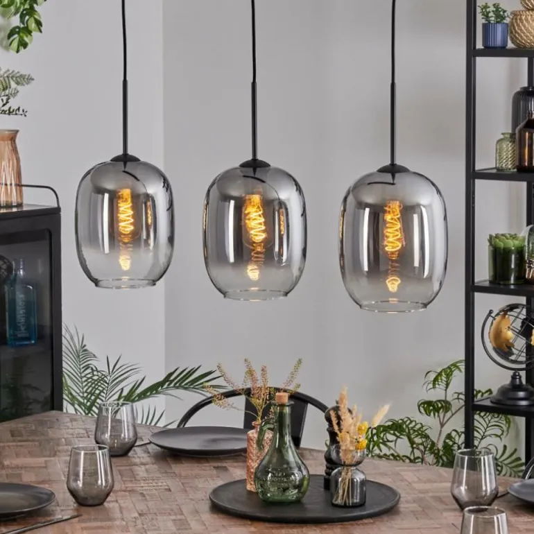 Apedo Suspension, Suspension Clair, Fumé, 3 lumières
