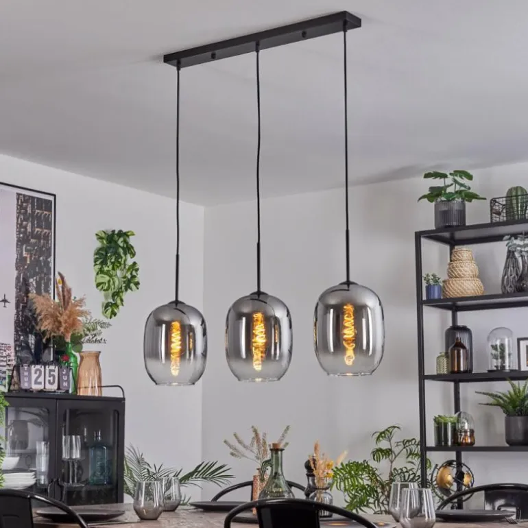 Apedo Suspension, Suspension Clair, Fumé, 3 lumières