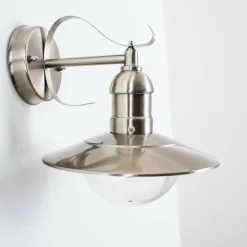 Applique extérieure Broni Acier inoxydable, 1 lumière