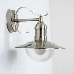 Applique extérieure Broni Acier inoxydable, 1 lumière