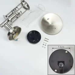 Applique extérieure Forli Acier inoxydable, Transparent, 1 lumière