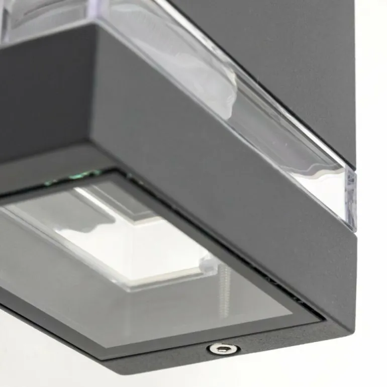 Applique extérieure Lutak LED Anthracite, 2 lumières