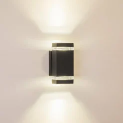 Applique extérieure Lutak LED Anthracite, 2 lumières