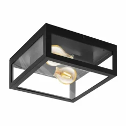 Applique murale / Plafonnier Eglo AMEZOLA Noir, 2 lumières