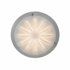 Applique murale / Plafonnier Brilliant Cathleen LED Chrome, 1 lumière