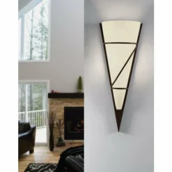 Applique murale / Plafonnier Eglo PASCAL 1 Brun foncé