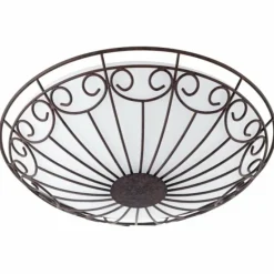 Applique murale / Plafonnier Eglo COLTI Brun foncé