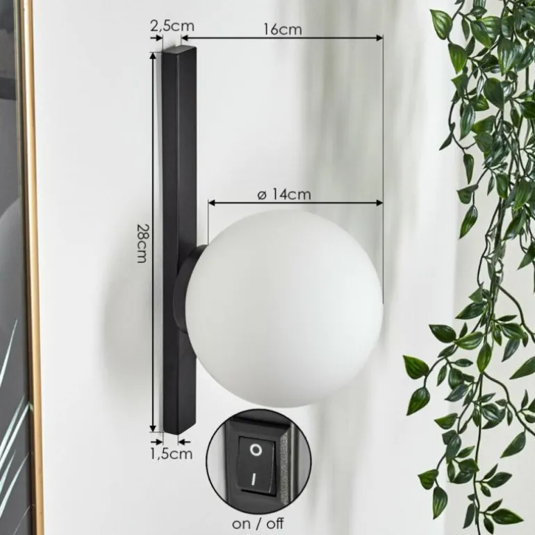 Applique murale Rascoupet Blanc, 1 lumière