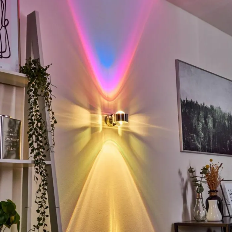 Applique murale Sapri Chrome, 1 lumière
