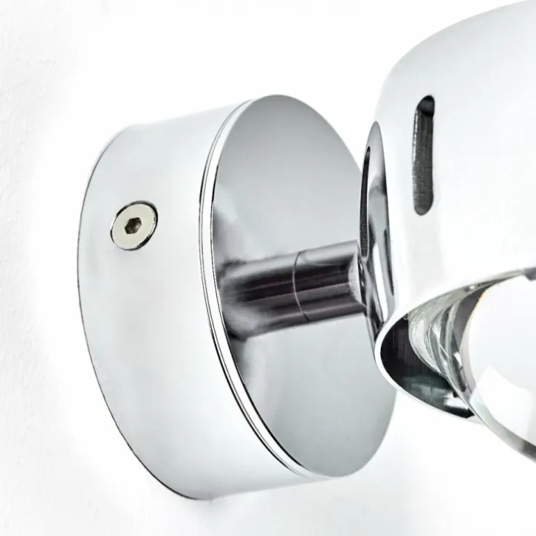 Applique murale Sapri Chrome, 1 lumière