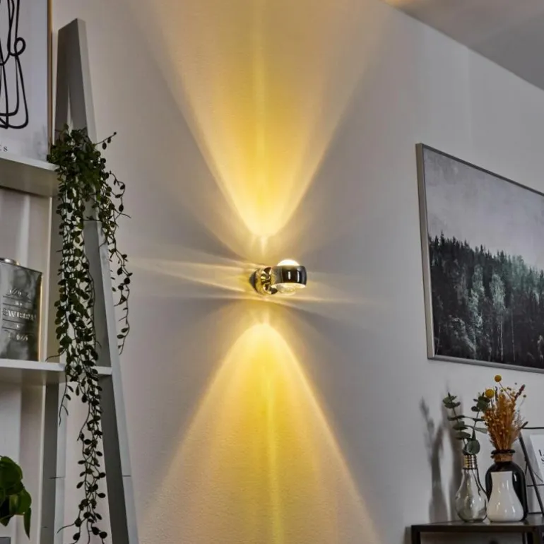 Applique murale Sapri Chrome, 1 lumière
