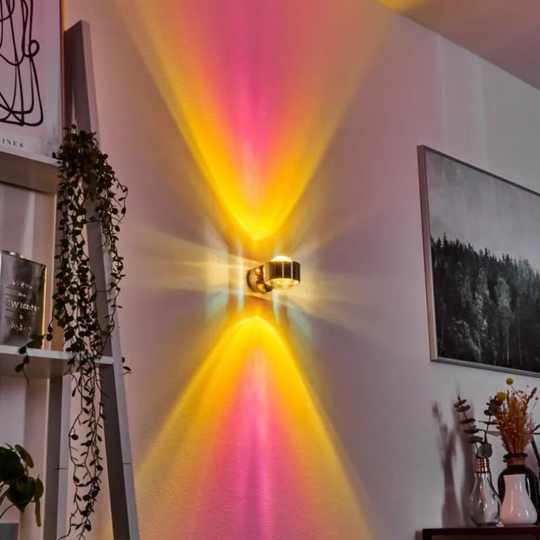 Applique murale Sapri Nickel mat, 1 lumière