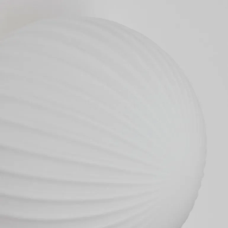 Applique murale - Verre 15 cm Chehalis Blanc, 1 lumière