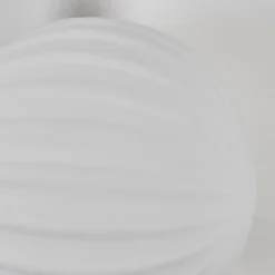 Applique murale - Verre 10 cm Chehalis Blanc, 2 lumières