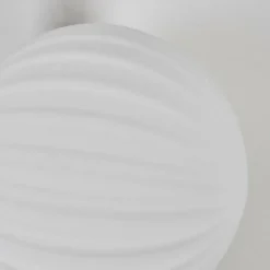 Applique murale - Verre 10 cm, 12 cm Chehalis Blanc, 3 lumières