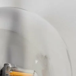 Applique murale - Verre Chehalis Clair, Fumé, 2 lumières