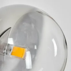 Applique murale - Verre Chehalis Clair, Fumé, 1 lumière
