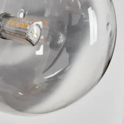 Applique murale - Verre Chehalis Ambre, Clair, Fumé, 3 lumières