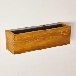 Applique murale Adak LED Bois foncé, 1 lumière
