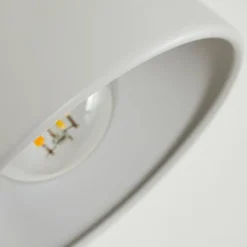 Applique murale Ambousi Chrome, Blanc, 1 lumière