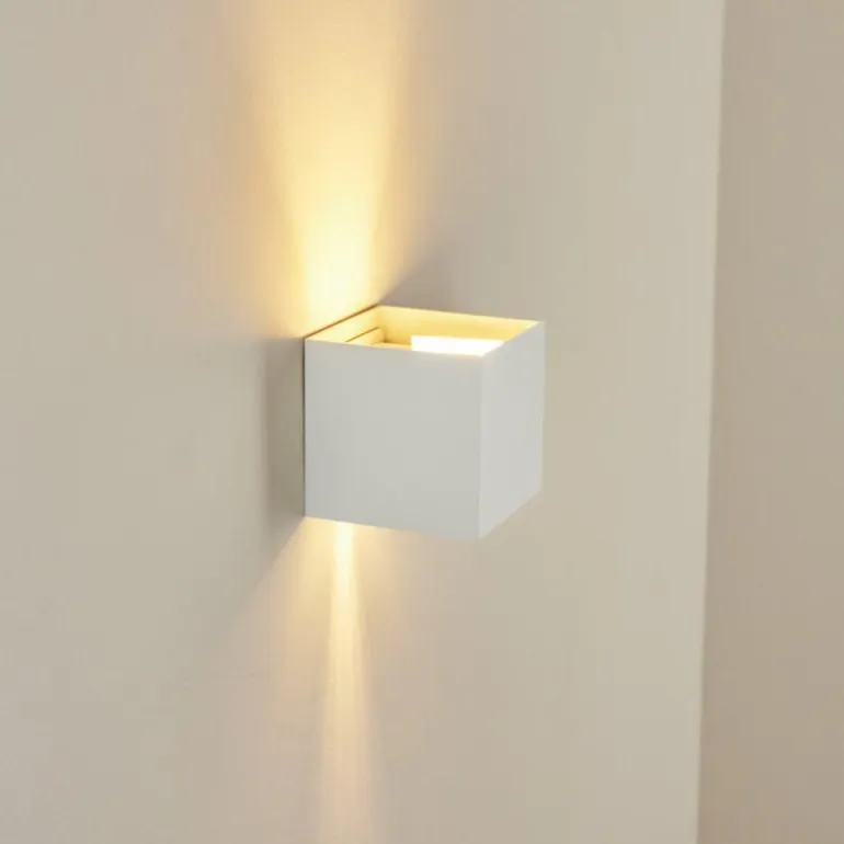 Applique murale Badajoz Blanc, 1 lumière