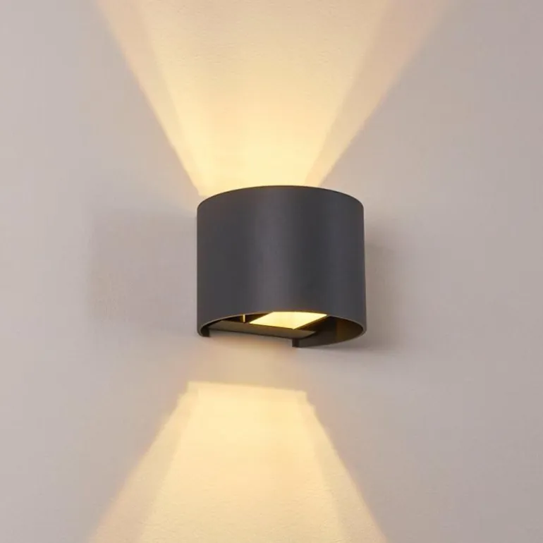 Applique murale Badajoz LED Anthracite, 1 lumière