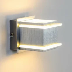 Applique murale Baltimore Aluminium, 1 lumière